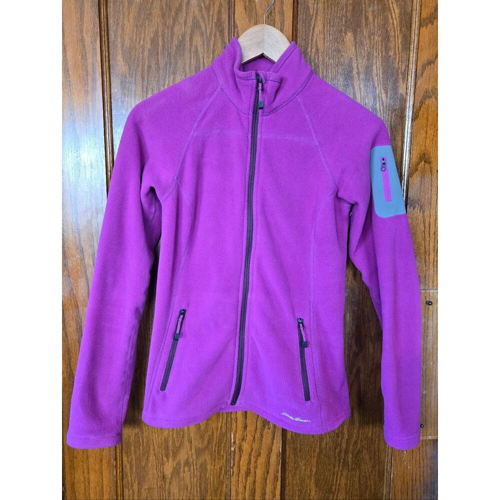 Eddie Bauer Women's Fushia Full‑Zip Fleece Jacket